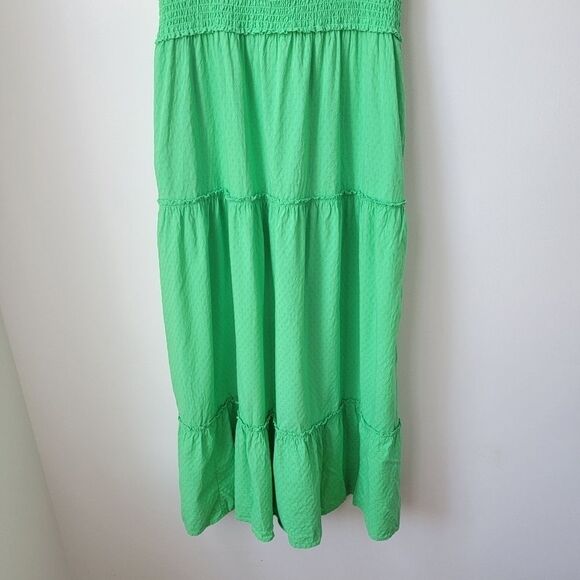 UNIVERSAL THREAD Sleeveless Emotion Green Long Dress Strappy Size XL - Picture 8 of 10